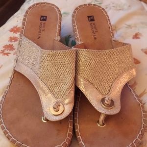 WHITE MOUNTAIN CUTE SUMMER SANDALS!! SIZE 7.5 CUTE!!